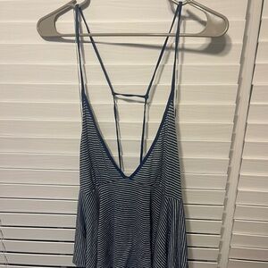 Urban Outfitters Navy Striped Camisole